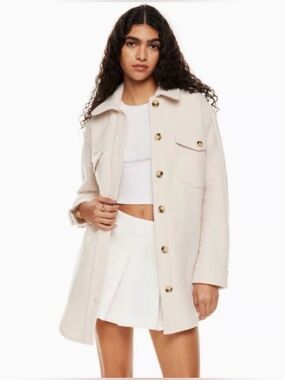 Aritzia Wilfred Free The Ganna Shirt Jacket - Size 2XS